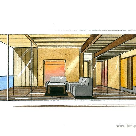 Amane Resort Seikai Беппу Номер фото Interior design sketch